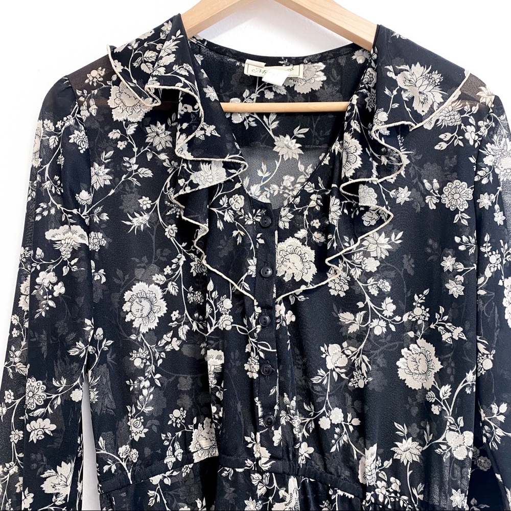 Vintage Ms. Sugar cottagecore floral prairie dress - Picture 11 of 16